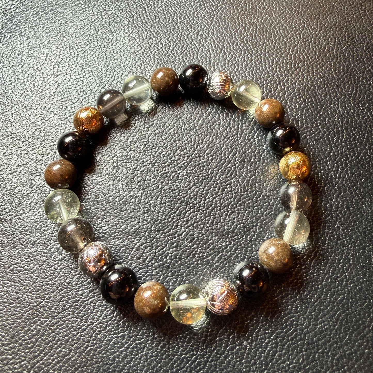 【064】MIX隕石ブレス 内径約15.5cm ルース約8mm【live限定】live20251128