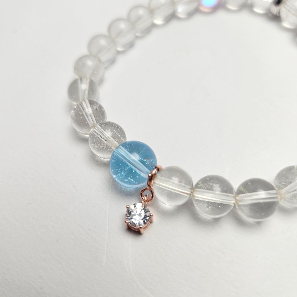 ジルコン(ホワイト) チャーム