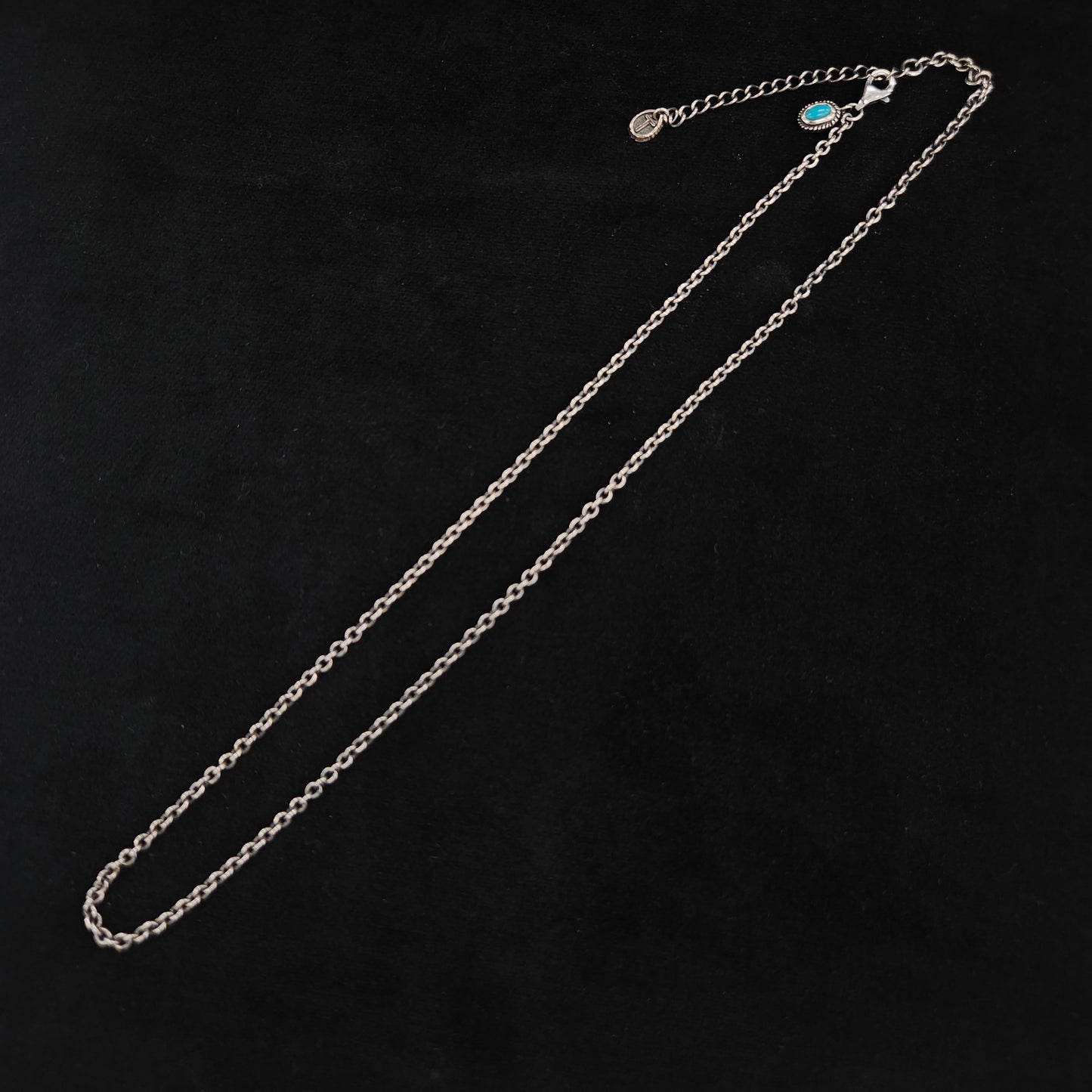 TAIJIROブランド Silver!! アリゾナターコイズ ネックレス（+シルバーチェーン付き） サイズ約50cm