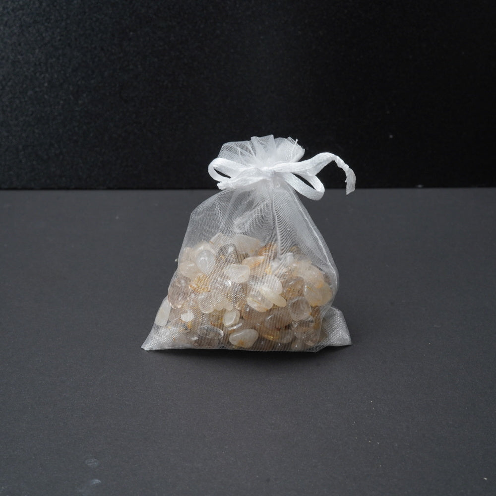 【オリパの虎500円OFFクーポン対象】ルチルクォーツ浄化チップス 約100g