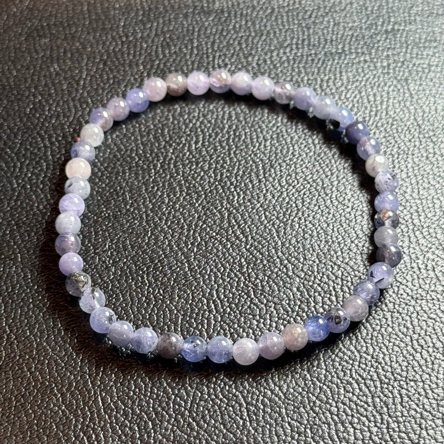 【002】お買い得！タンザナイトブレスレット 内径約16cm ルース約4-5mm【live限定】live20260227