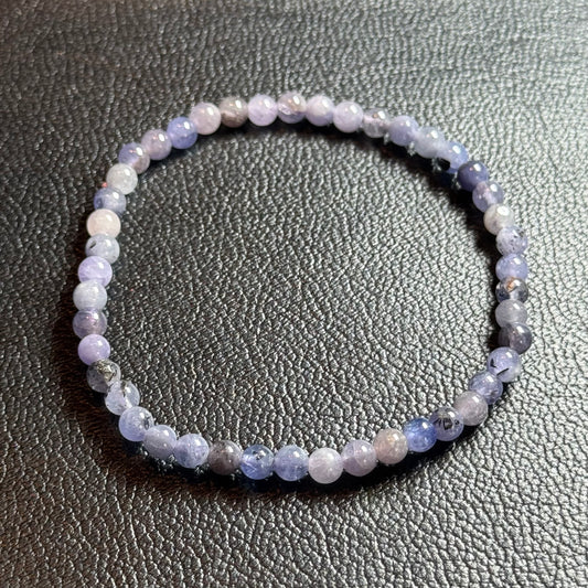 【002】お買い得！タンザナイトブレスレット 内径約16cm ルース約4-5mm【live限定】live20260227