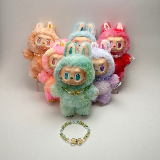 「リボン」シトリンスワロービーズ ブレスレット