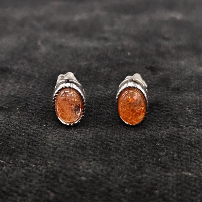 サンストーン ピアス