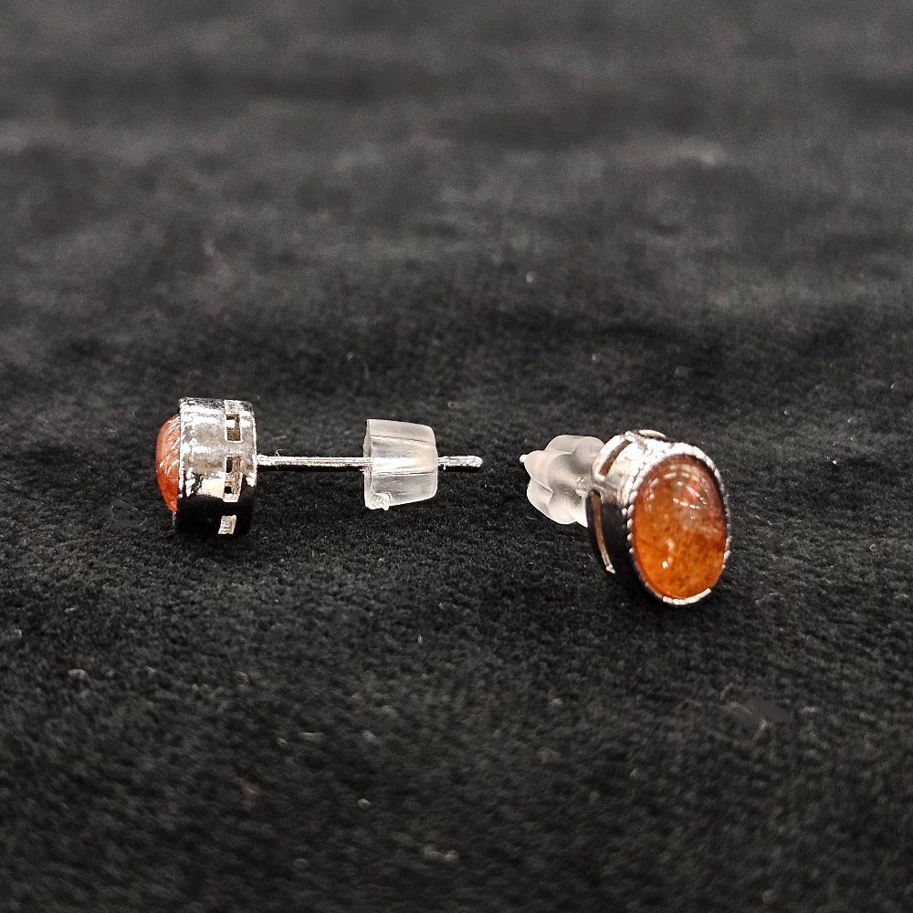 サンストーン ピアス