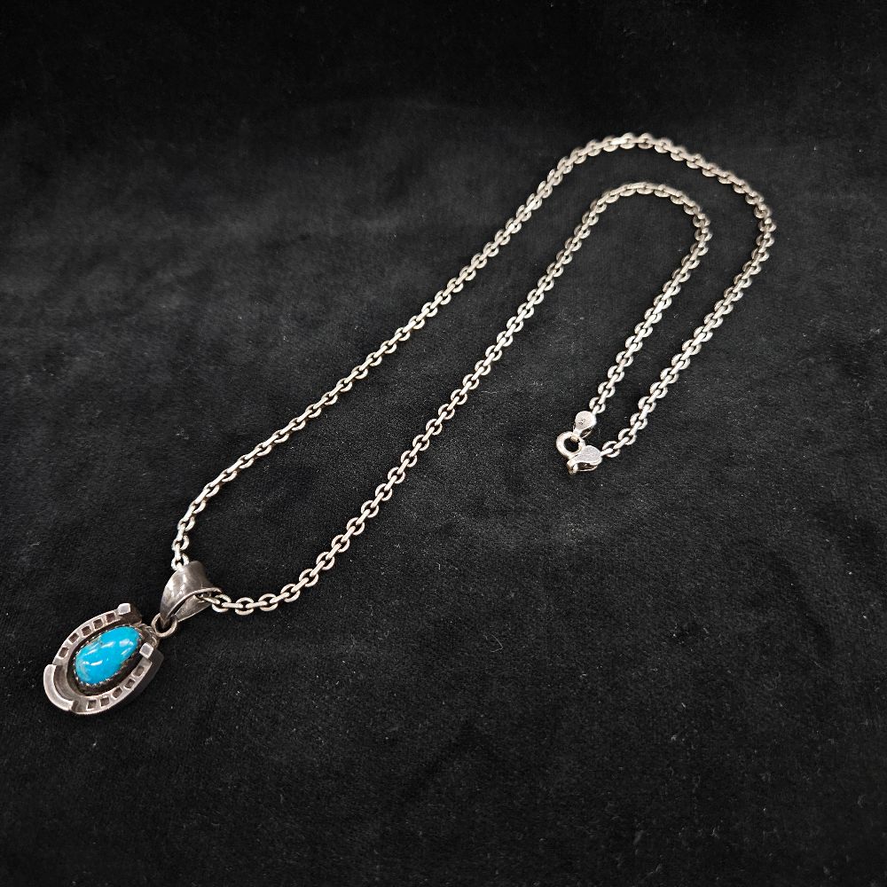 Jiro'sコレクションSilver!! アリゾナターコイズ ネックレス